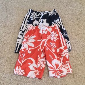 (Lot of 2) Old Navy Boys XL Swim Shorts